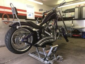 motorcycle detailed chrome