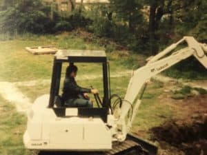 building the garage