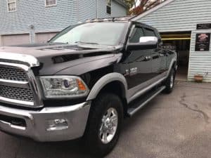 ram 2500 black exterior detailed
