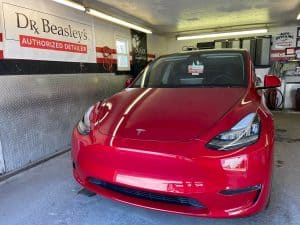 Tesla Paint Correction at DiFiore's Auto Detailing