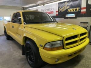 Old Yellow Truck restored to new at DiFiore's Auto Detailing